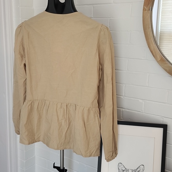 Tie-Front Top, Medium - Picture 8 of 8